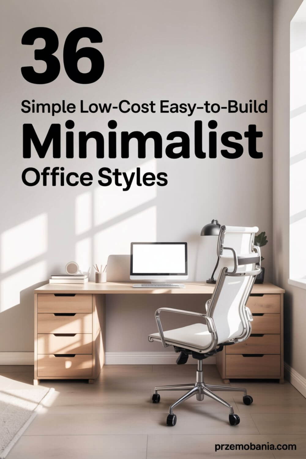 36 Simple Low-Cost Easy-to-Build Minimalist Office Styles