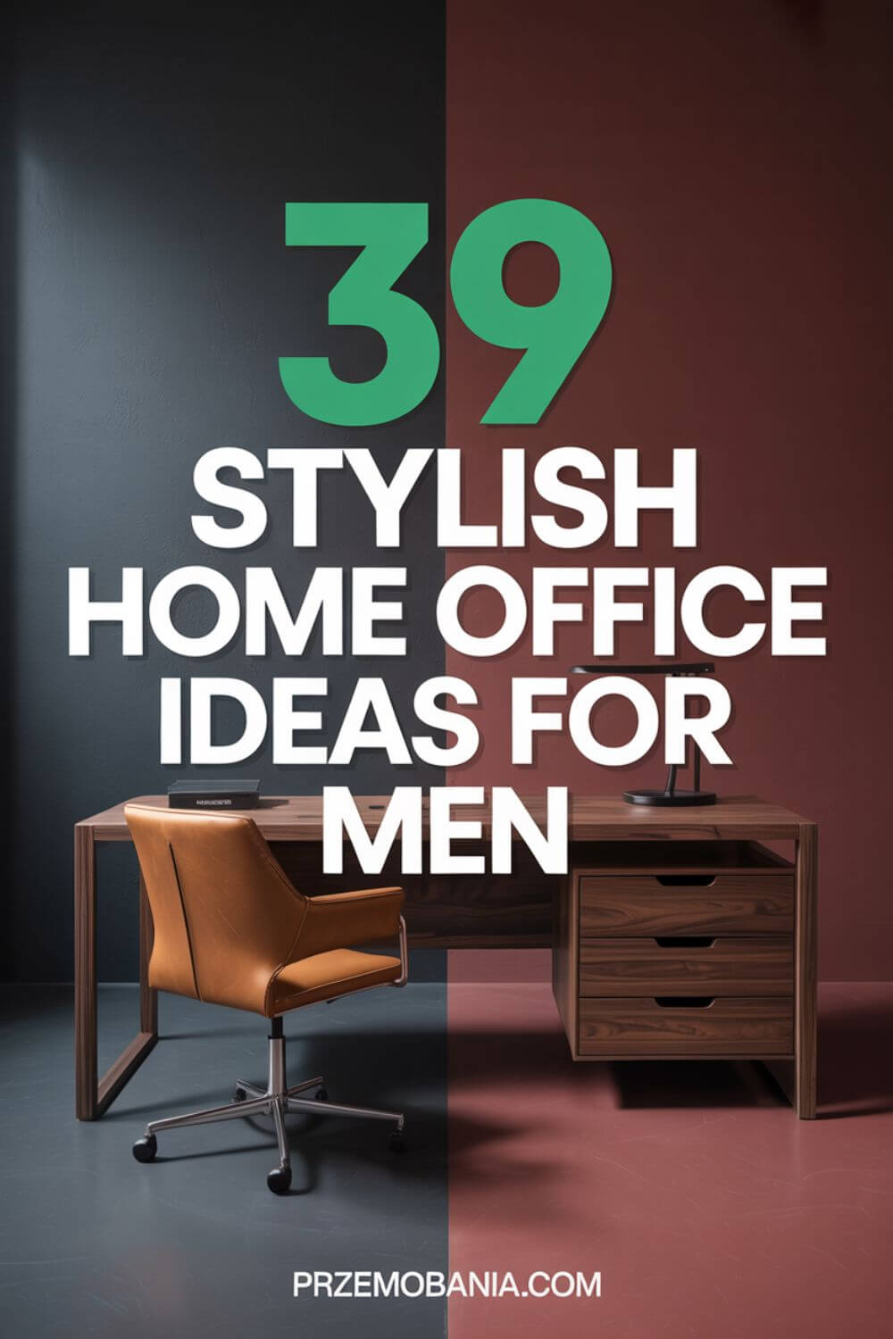 39 Stylish Home Office Ideas for Men