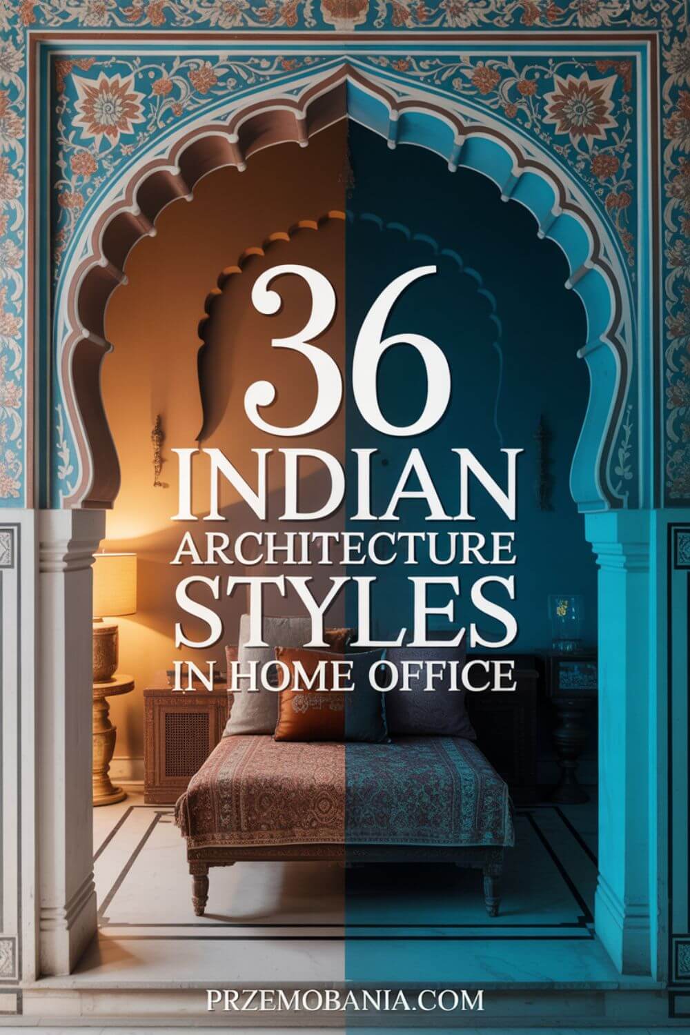 36 Indian Architecture Styles in Home Office Design
