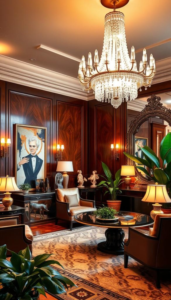 Art Deco home office decor