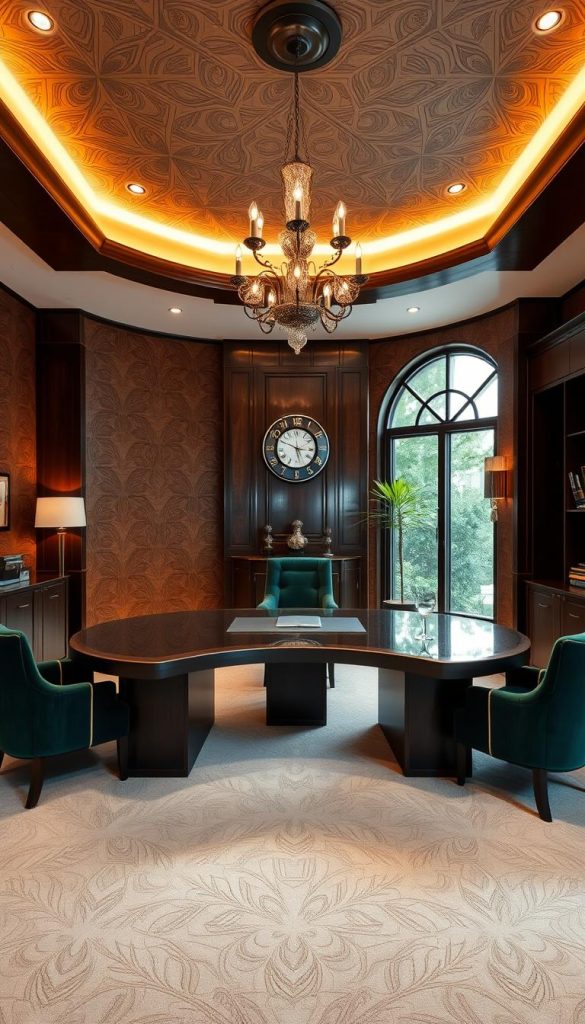Art Deco home office design