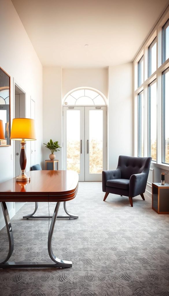 Art Deco style workspace