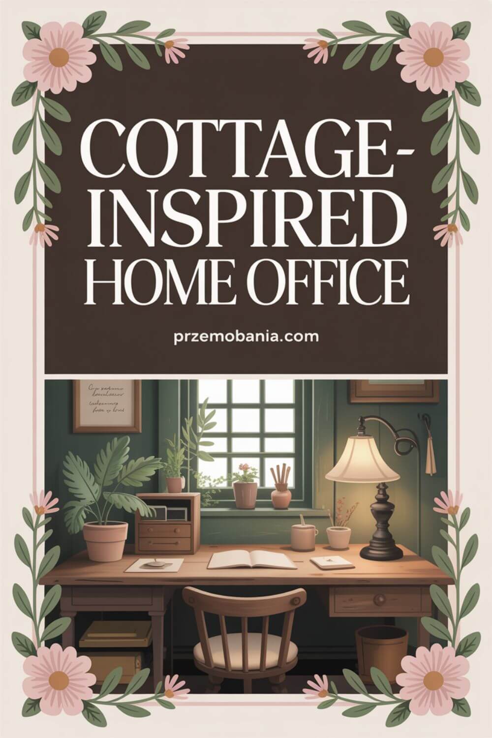 Cottagecore-Inspired Office