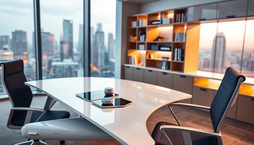 Custom Office Design with Smart Technology
