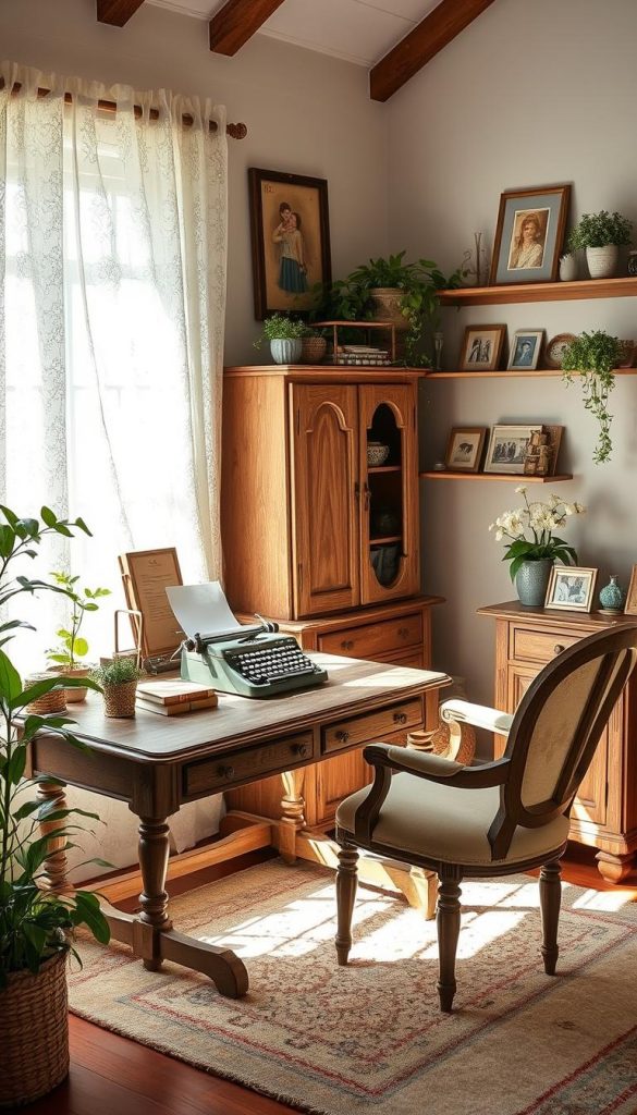 DIY shabby chic office