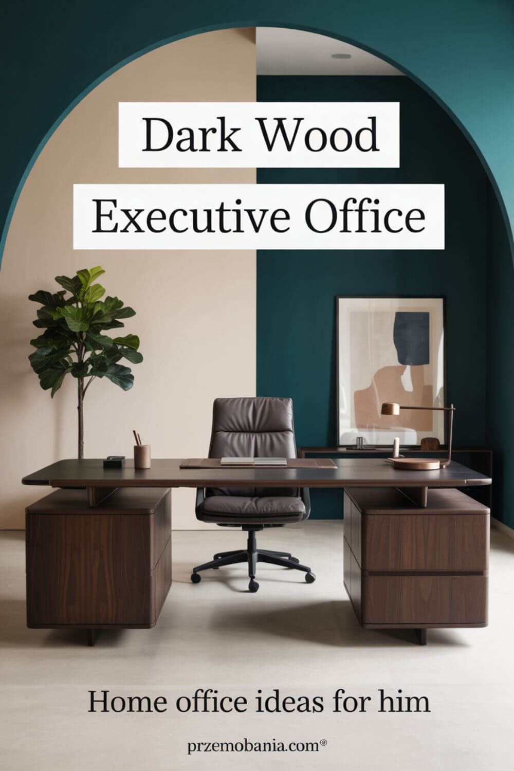 Dark Wood Executive Office pin