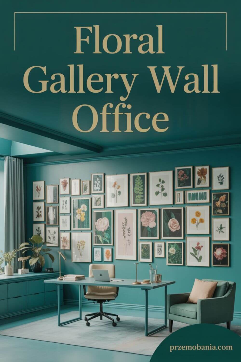 Floral Gallery Wall Office pin