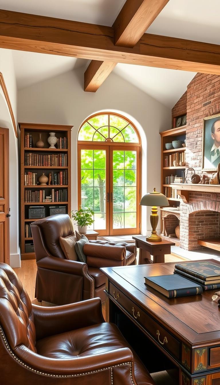 French Country Home Office