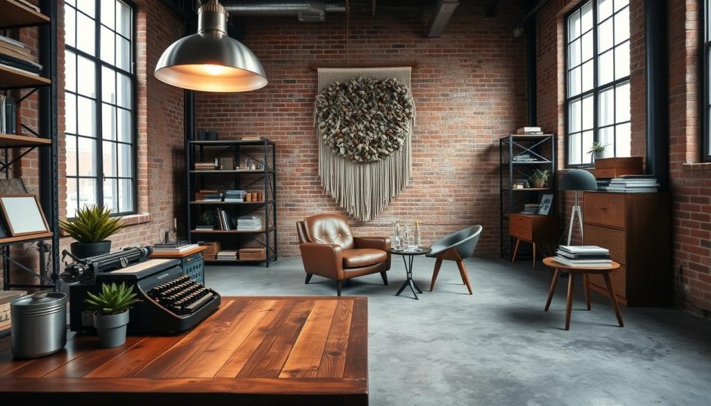 Industrial Office Decor