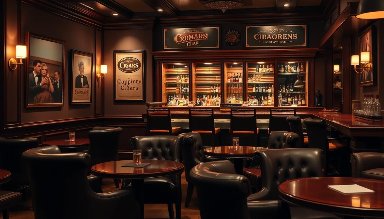 Luxury Cigar Lounge Office