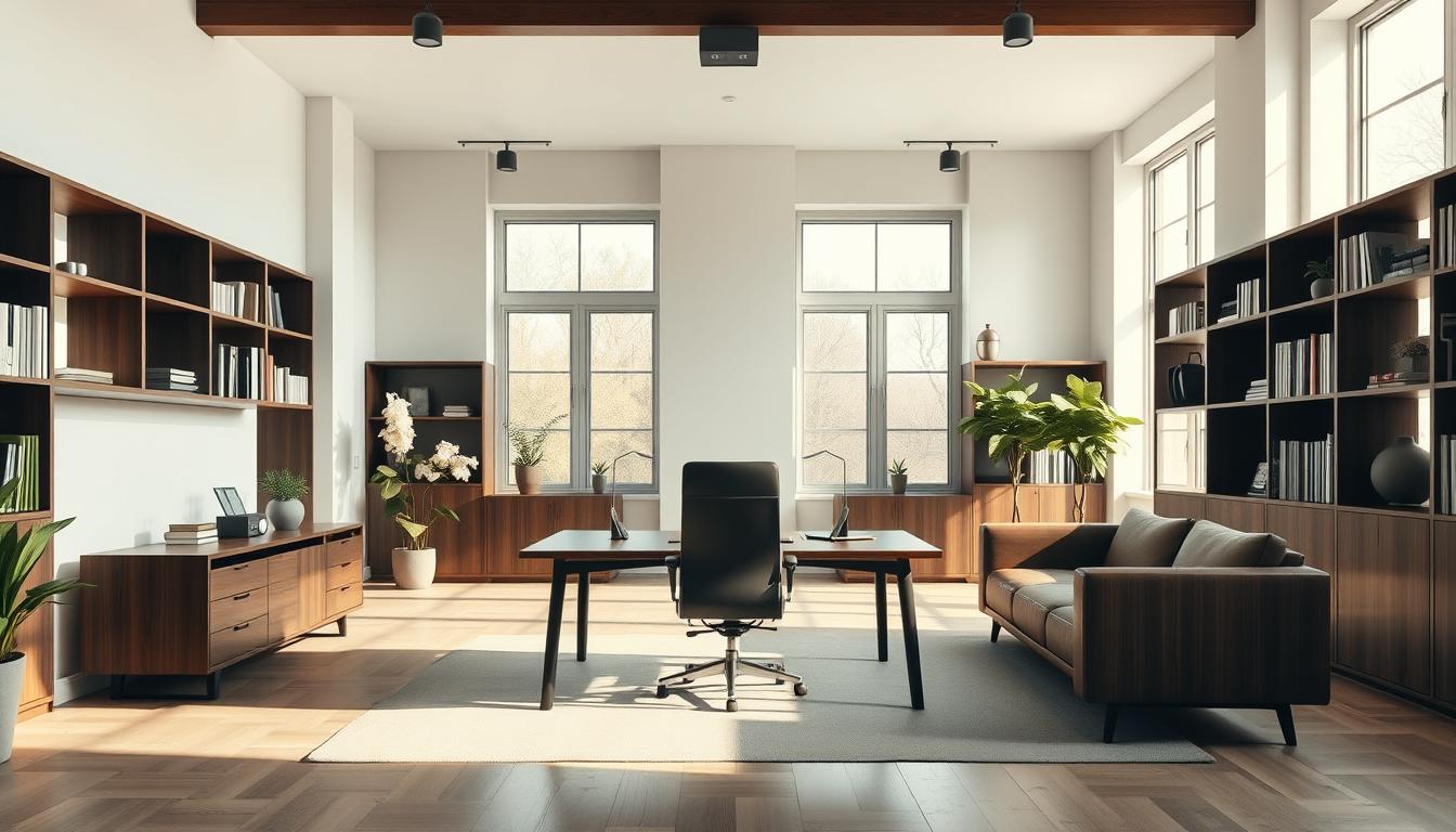 Masculine Scandinavian Office