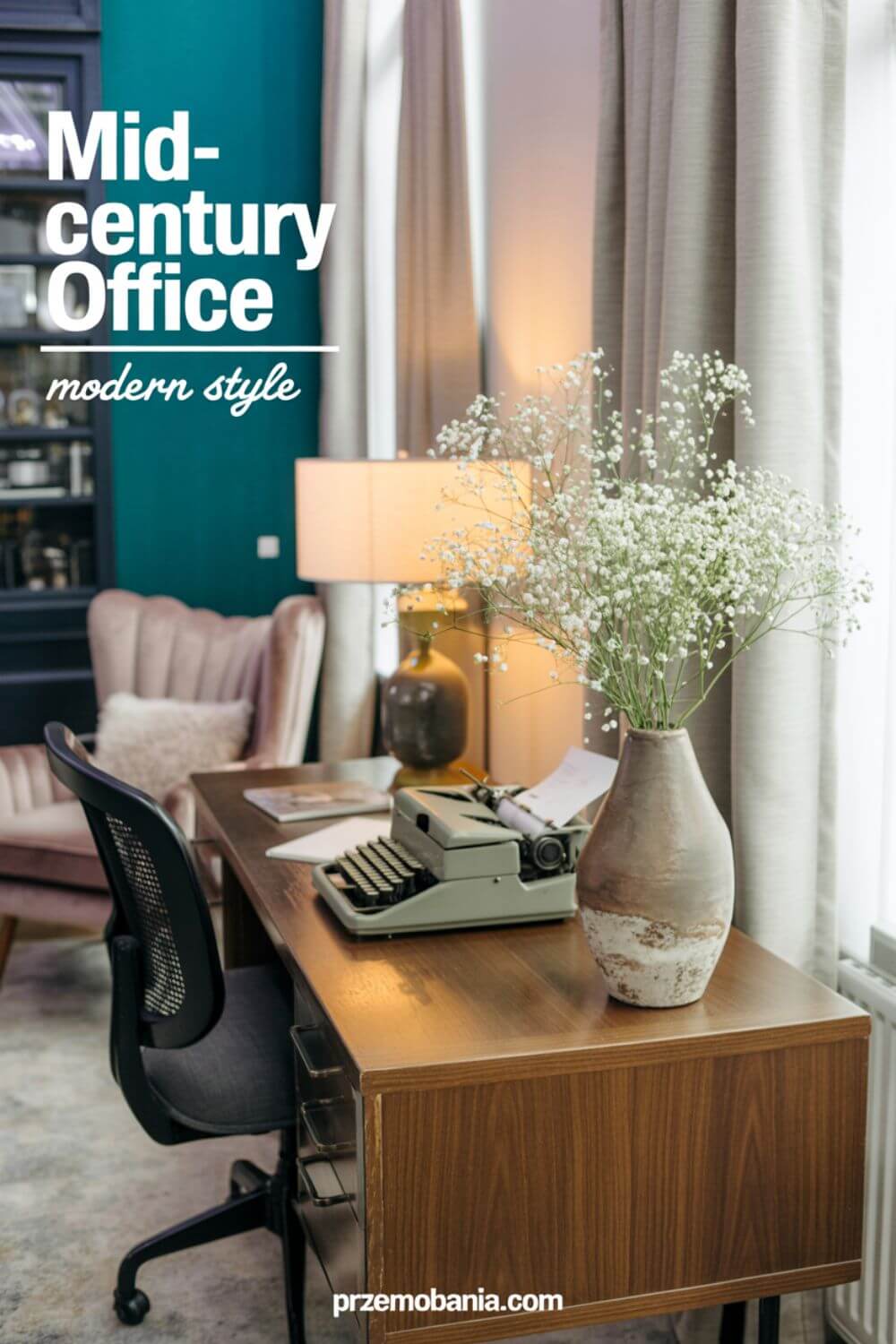 Mid-Century Modern Office 3