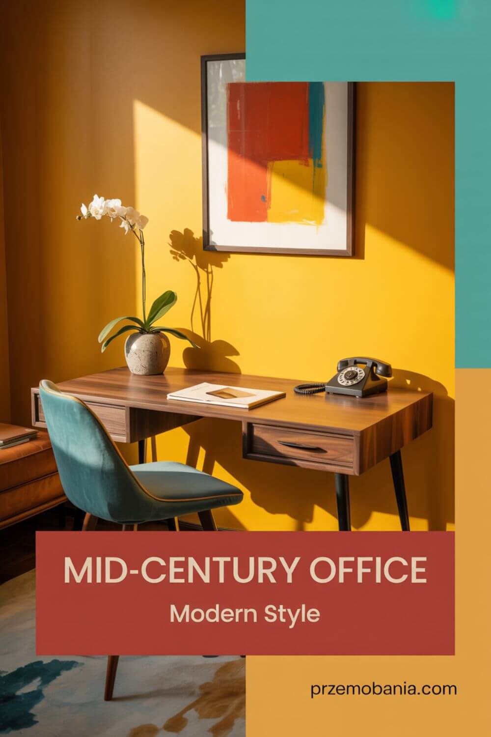 Mid-Century Modern Office 5