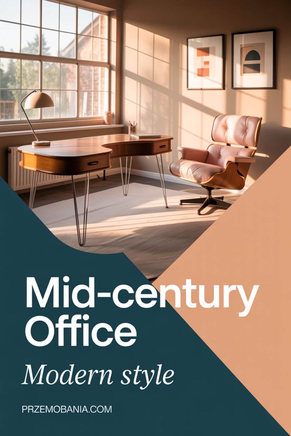 Mid-Century Modern Office 6