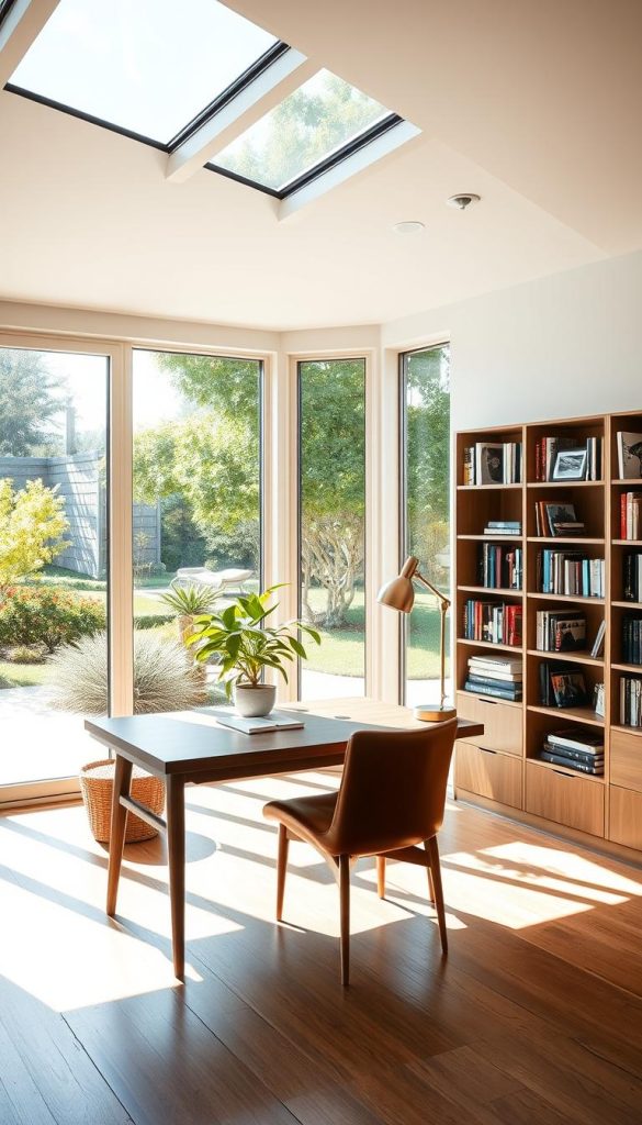 Mid-Century Modern home office design