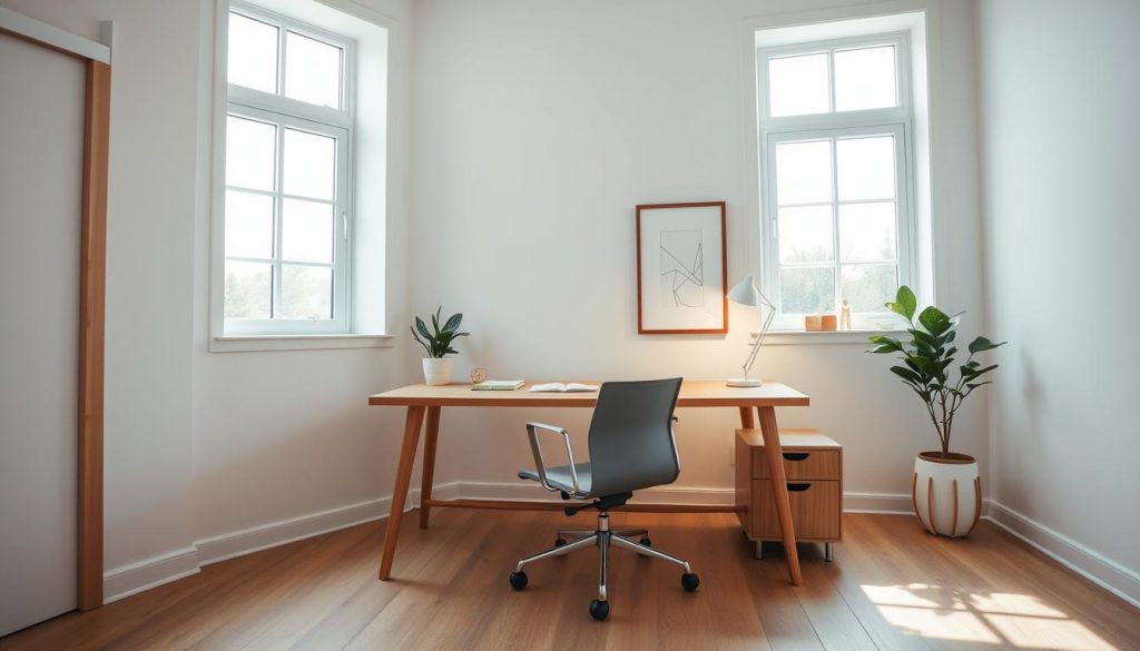 Minimalist office decor