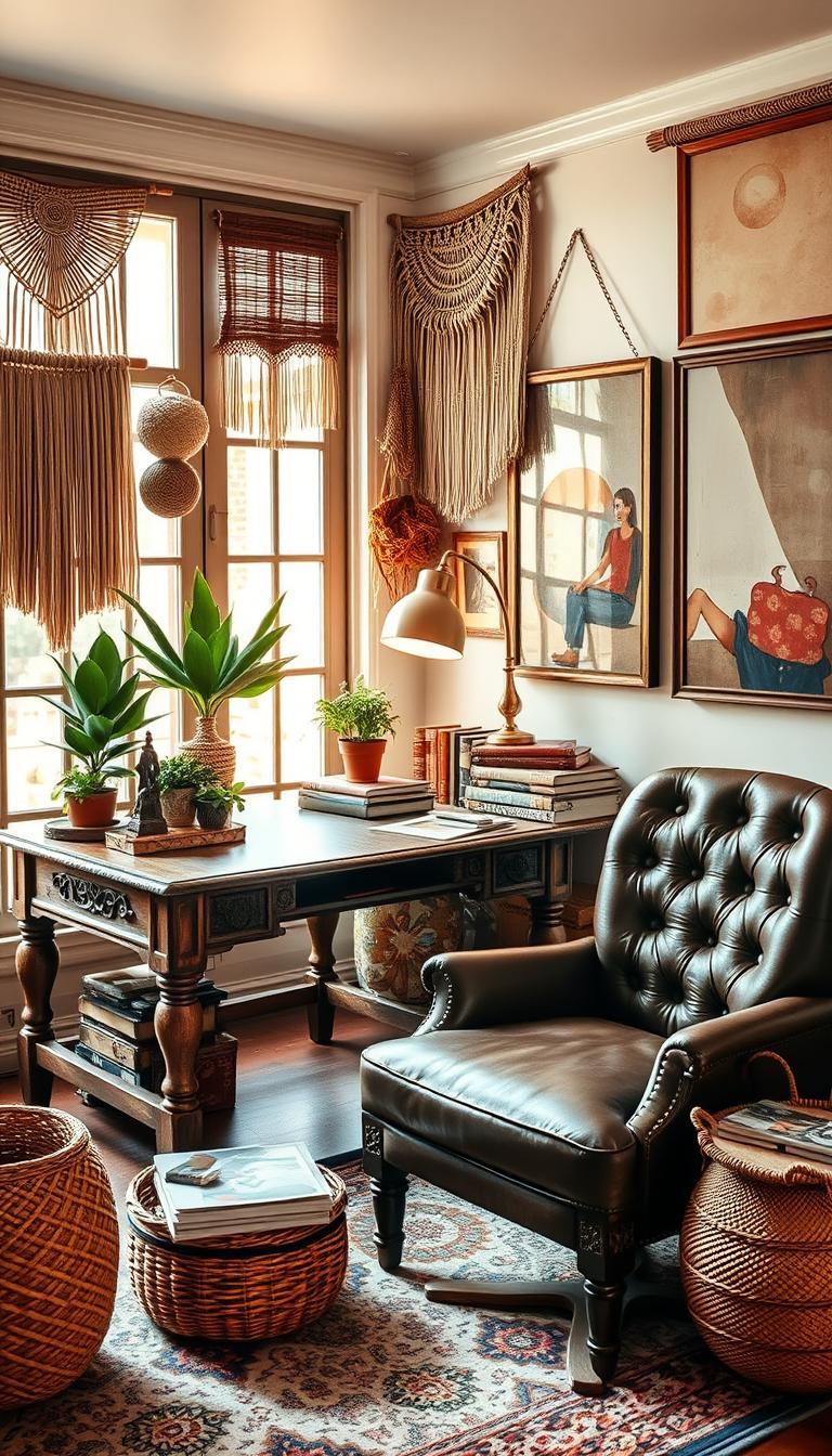 Modern Boho Office
