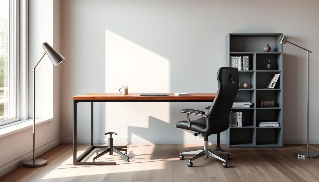 Modern masculine workspace furniture