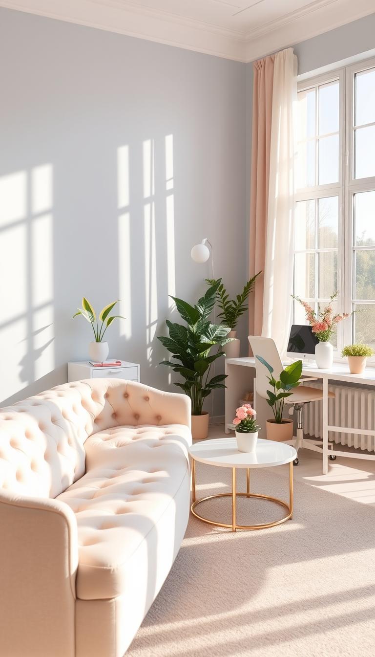 Soft Pastel Color Palette Office