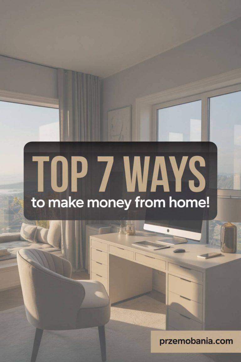 Curated visual reference: Picture Idea: Top 7 Ways To Make Money From Home