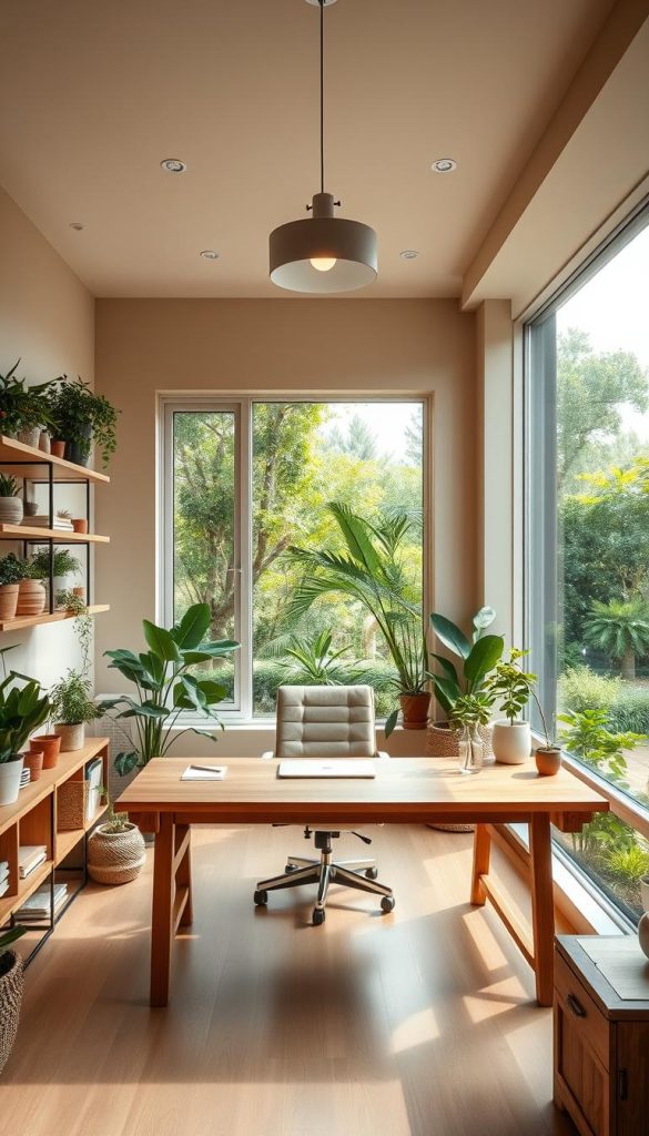 biophilic home office design