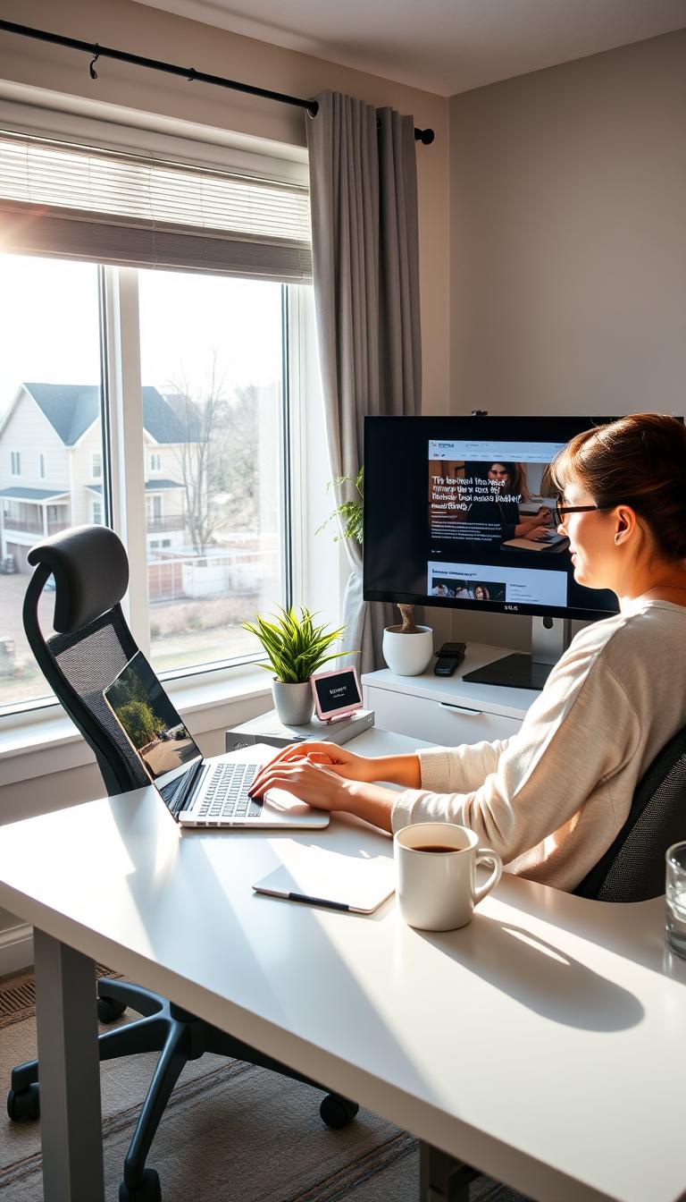 blogging for work from home parents