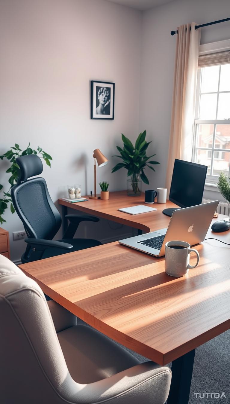 blogging home office space