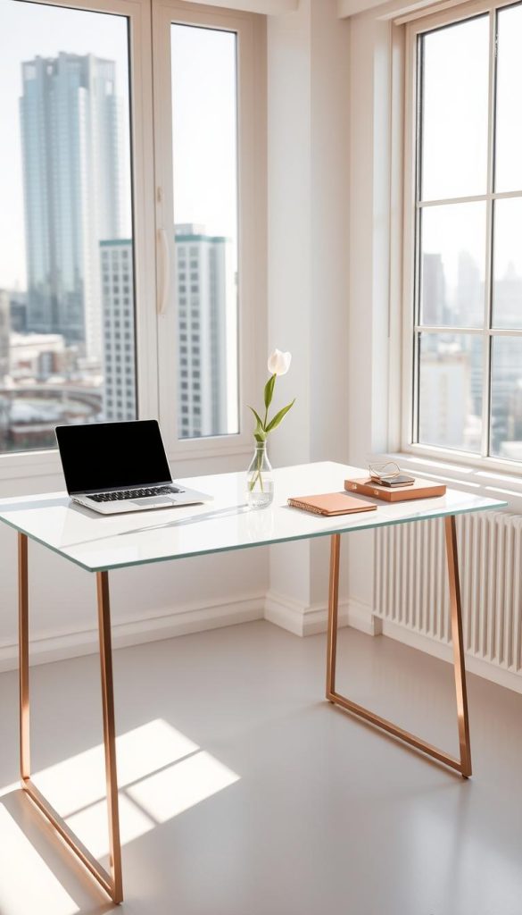 chic office desk