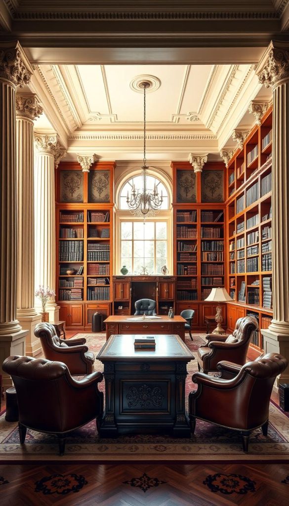 classical home office design