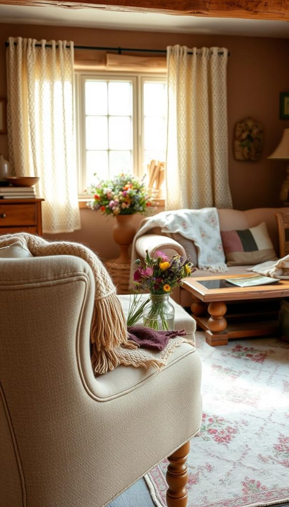 cottagecore decor textiles