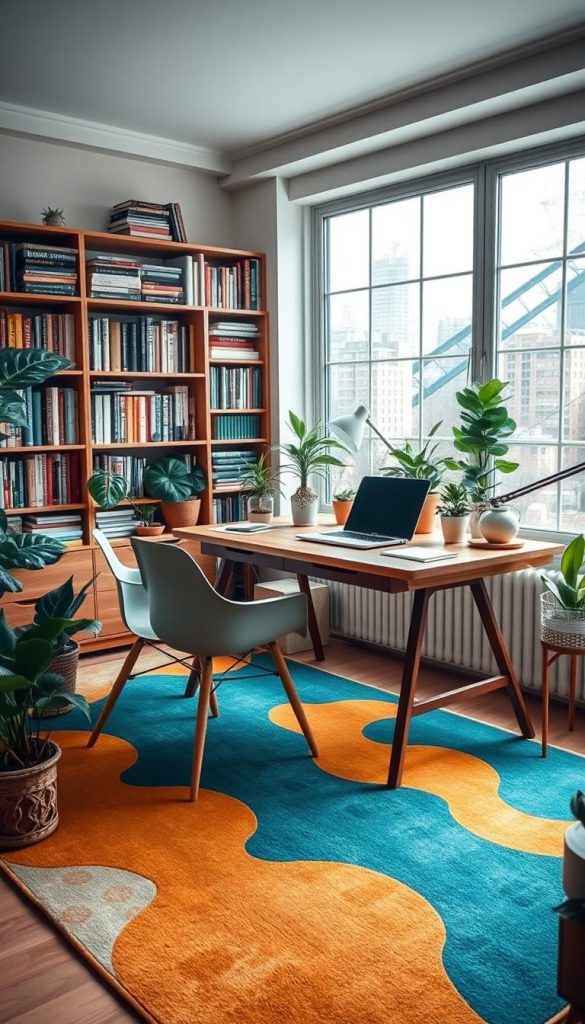 creative workspace decor
