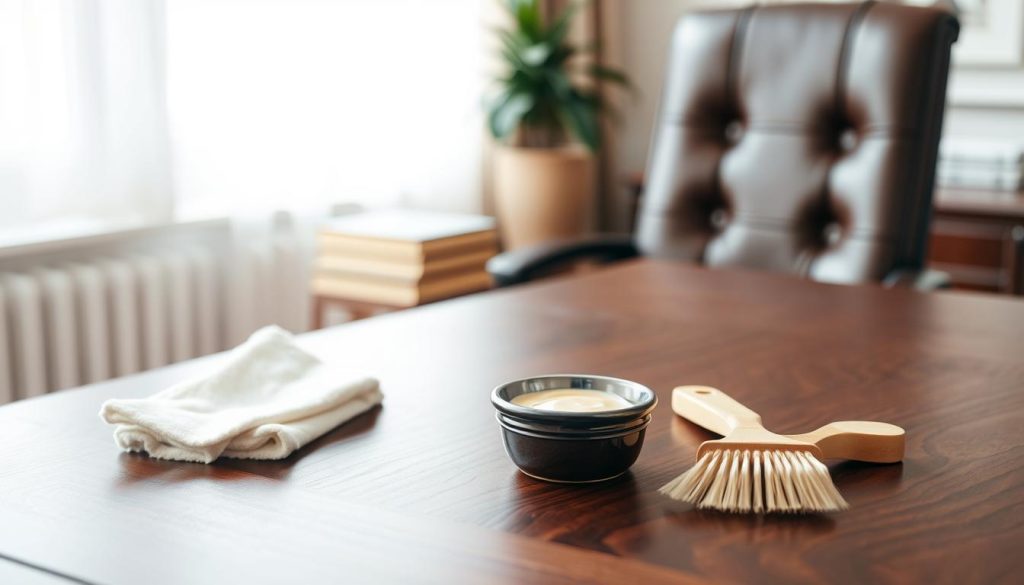 dark wood furniture maintenance