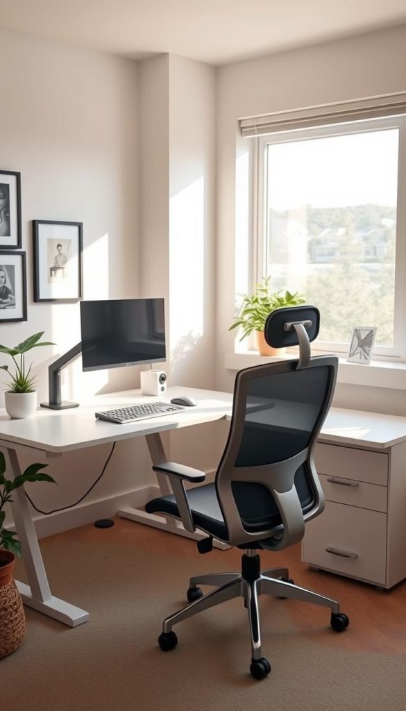 ergonomic home office setup