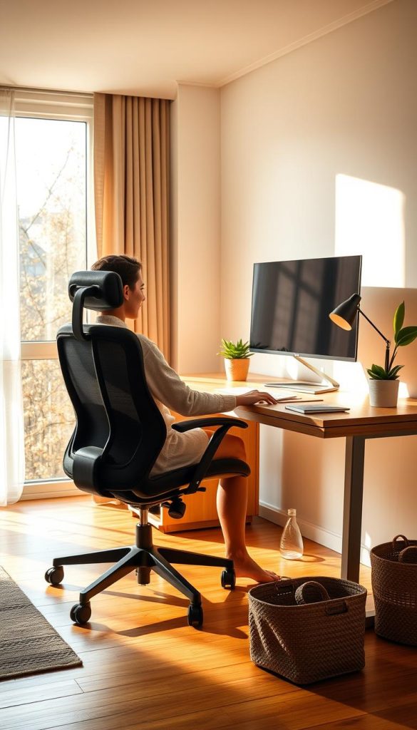 ergonomic workspace