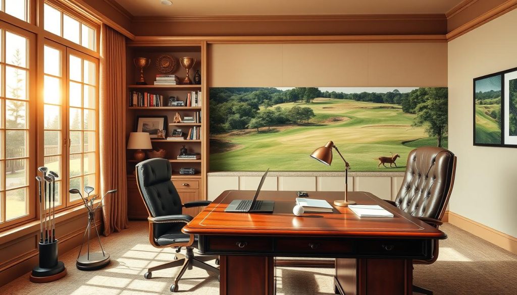 golf office ideas