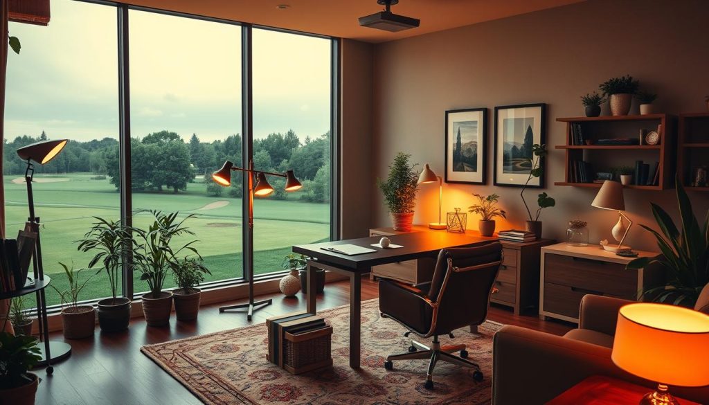 golf office lighting