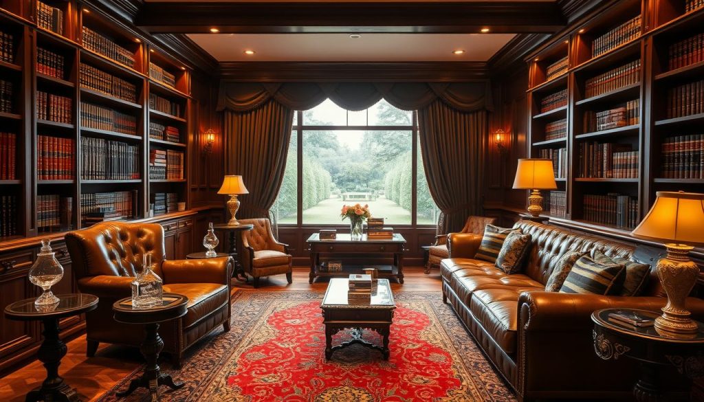 high-end smoking room