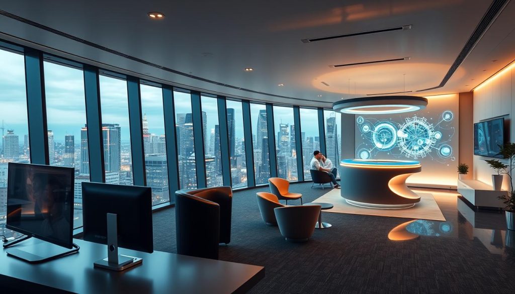 high-tech office space