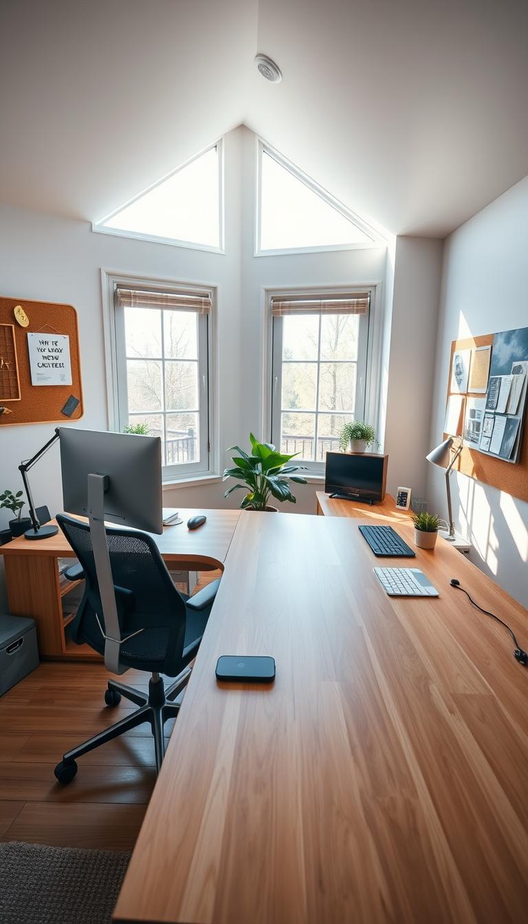 home office blogging setup
