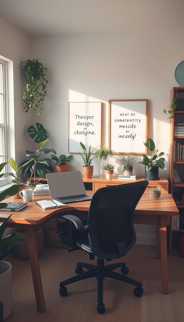 home office decor for bloggers