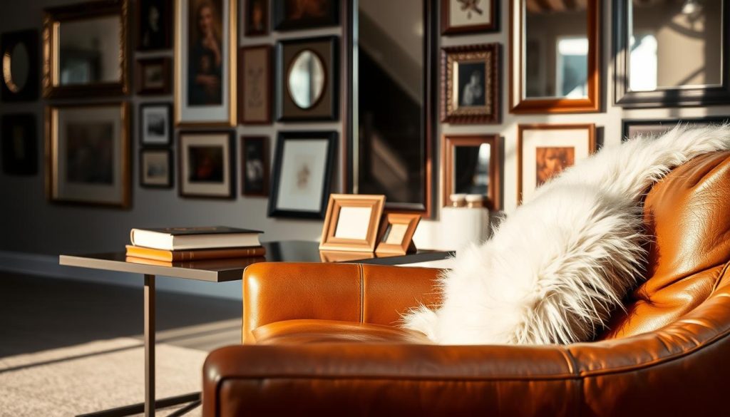 leather accents for home decor