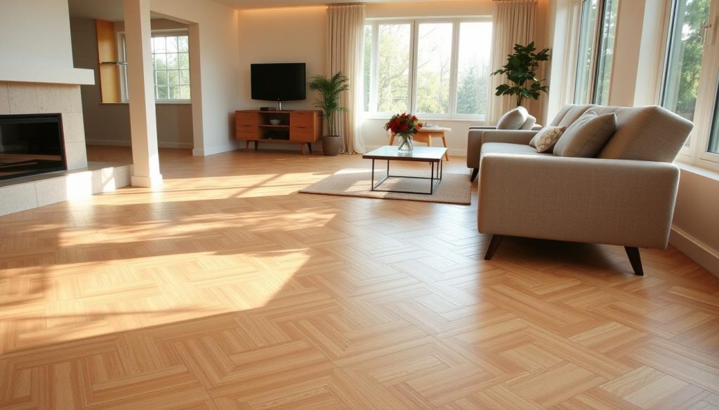 mid-century modern flooring