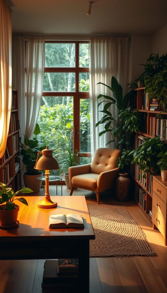 natural office aesthetic