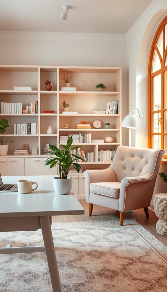 pastel color office inspiration
