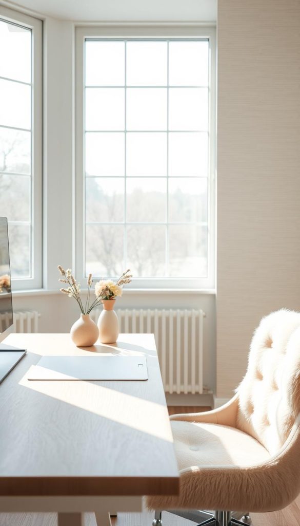 pastel color office inspiration