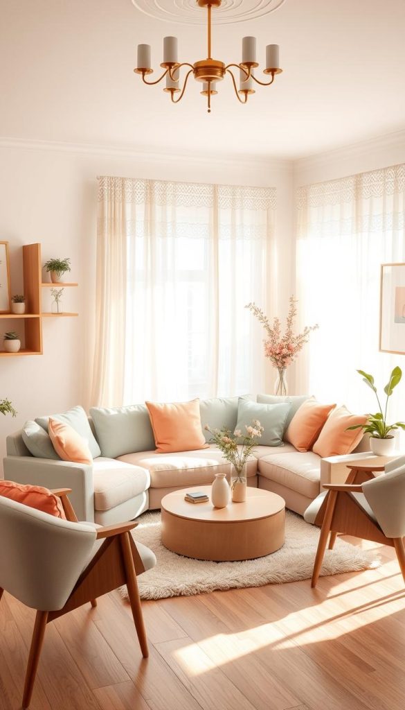 pastel color palette interior design