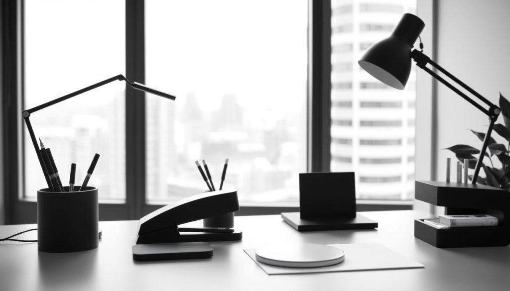 sleek office decor