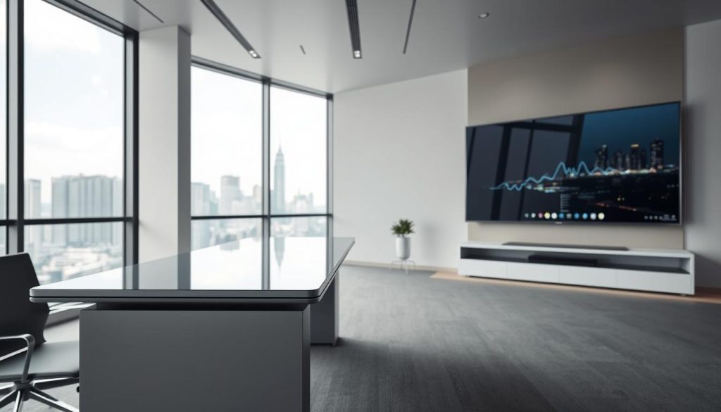 sleek office technology