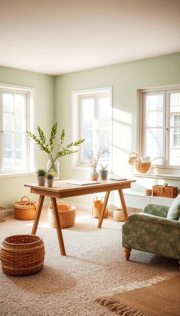 soft color scheme for workspace