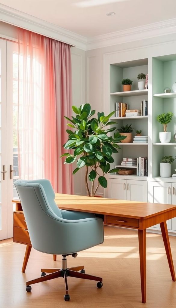 soft pastel color palette office